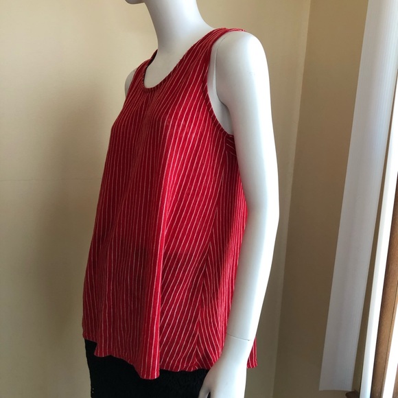 W5 Anthropologie - red striped tank top - Picture 4 of 7
